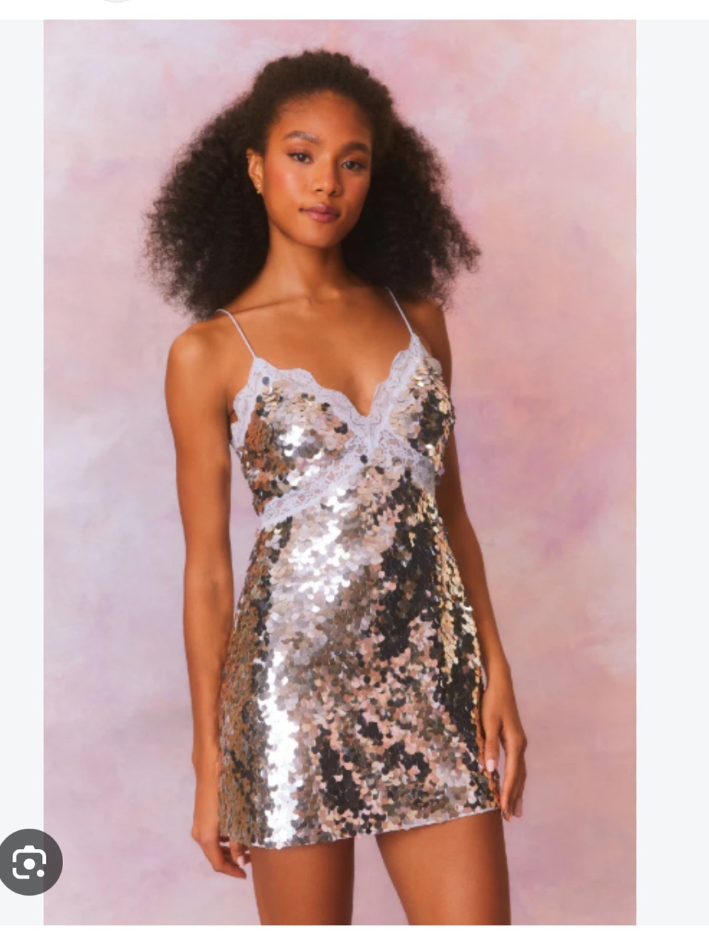 NWT Finta Sequin Mini Dress 00